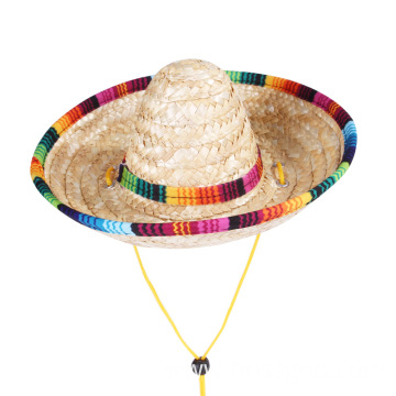 Hot selling pet straw hat
